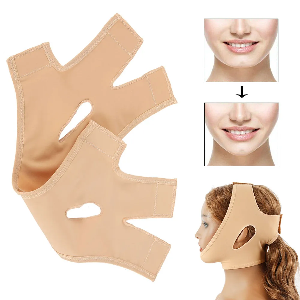 Бандаж для похудения лица тонкий бандаж форма ремня маска уменьшения лифтинга