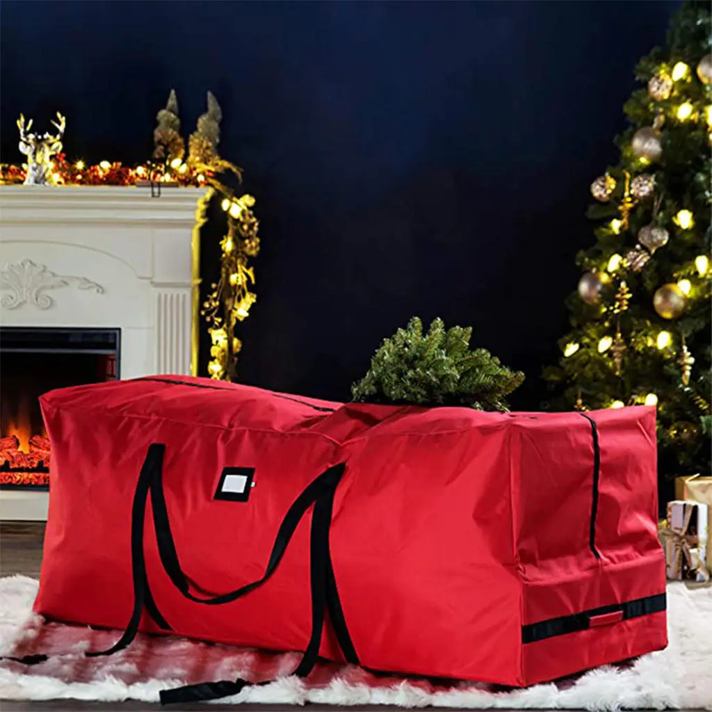 Bolsa de almacenamiento grande para &aacute;rbol de Navidad, impermeable, a prueba de roturas, Oxford 600D, duradera, para &aacute;rboles desmontados, navidad-1