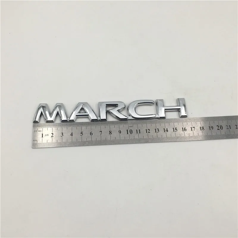For Nissan March Emblem Rear Trunk Tail Logo Letters Decals | Автомобили и мотоциклы