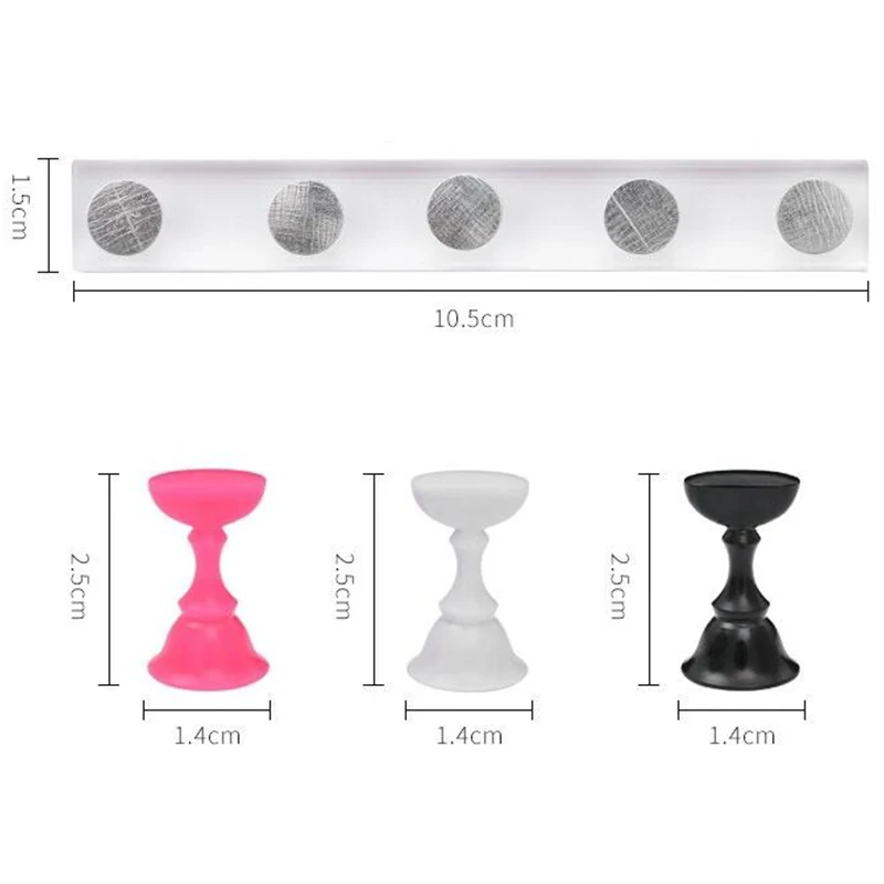 Держатель для ногтей тренировка опора магнитная основа магнитный дисплей рамка