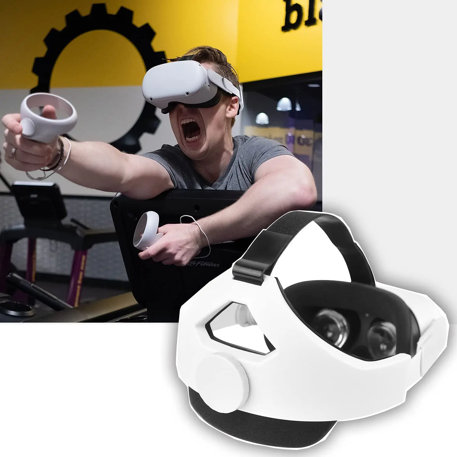 Ремешок для Oculus Quest 2 VR Halo ремешок очков виртуальной реальности поддерживающий