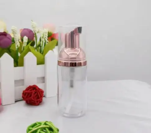 rose gold clear 30/50 мл пустые пенясь бутылка с помпой для мыла DIY жидкость с пузырьками гель мыло контейнер для путешествий с эффектом мини муссов бутылок 20 шт./лот - Цвет: rose gold clear