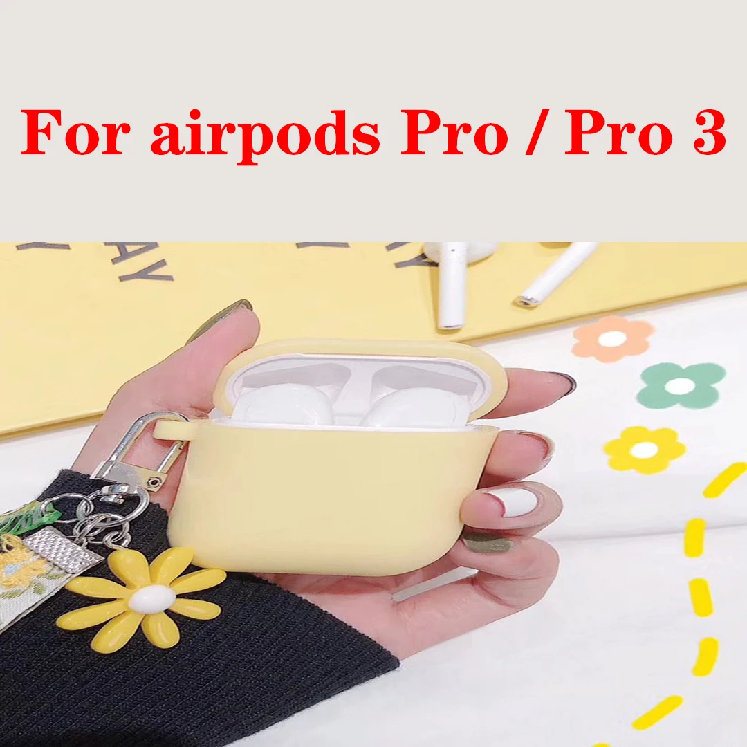 Чехол для Air pods 1/2 для AirPods Pro, роскошный цветочный подвесной брелок с орнаментом, аксессуары, силиконовый чехол, беспроводной чехол для наушников - Цвет: D4 For AirPods Pro