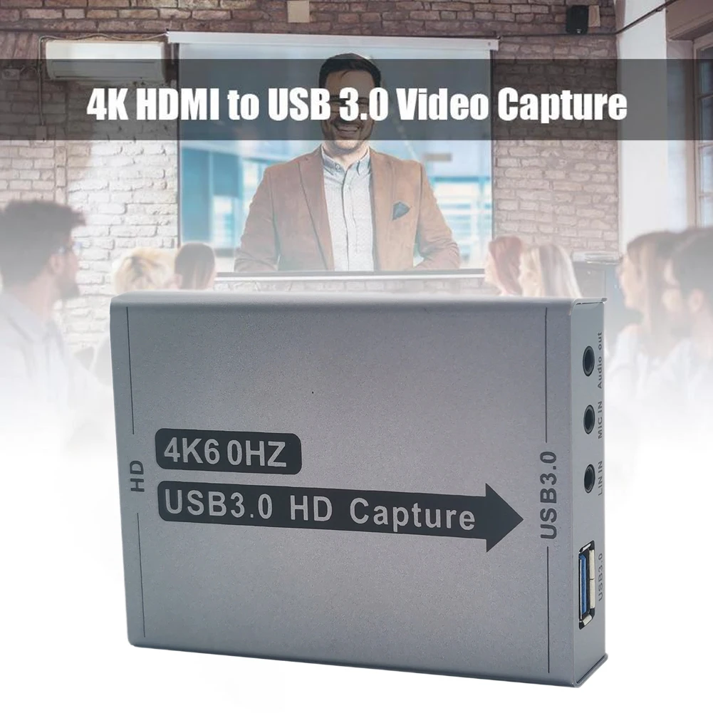 4K карточный игровой рекордер портативный офисный компьютер 1080P HDMI для ТВ ПК видео