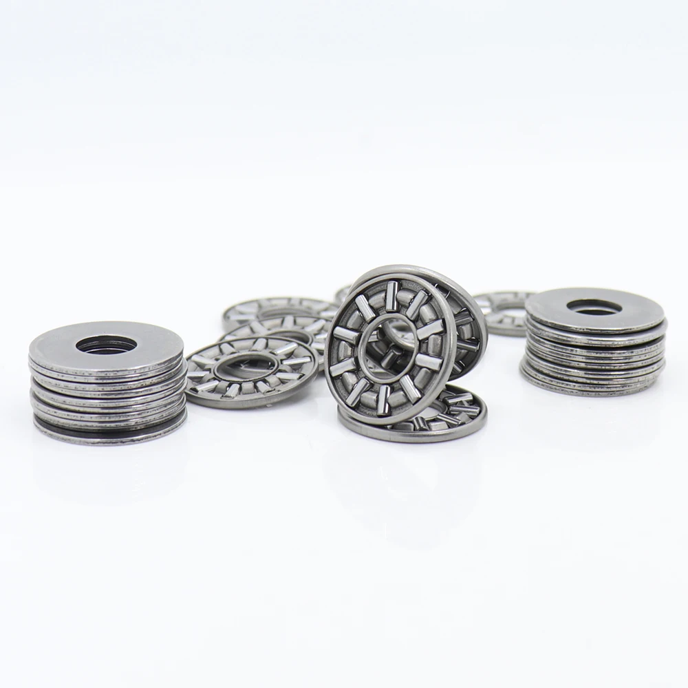 Упорный игольчатый роликовый подшипник AXK0821 + 2AS с двумя шайбами AS0812 8*21*4 мм (10 шт.)