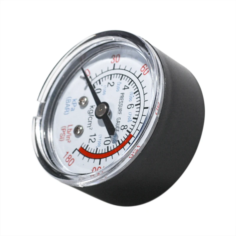 Манометр 13 мм 1/4 BSP резьба 0-180 PSI 0-12 манометр двойные весы для воздушного