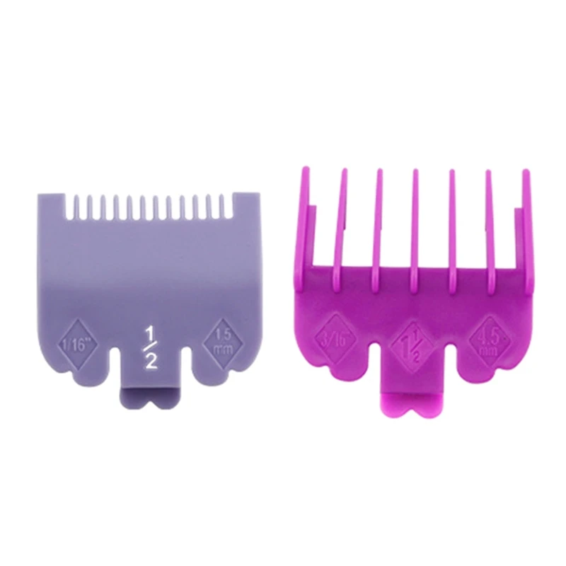 

2PCS Guide Combs for Most Hair Clippers, Universal Hair Clipper Limit Comb Guide Attachment, Hair Clipper Guide Comb