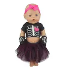 Кукольное платье, подходящее для куклы Reborn 43 см, Одежда для кукол 17 дюймов