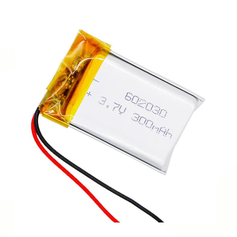 3,7 v 300mah 602030 литий-полимерные перезаряжаемые батареи для смарт-часов Bluetooth динамик MP4 селфи палка smartwatch батарея