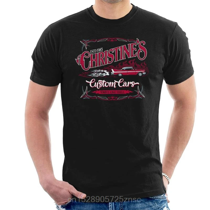 Напечатанные 2020 camiseta Стивен Кинг Кристины на заказ тачки мужские футболки masculina wo