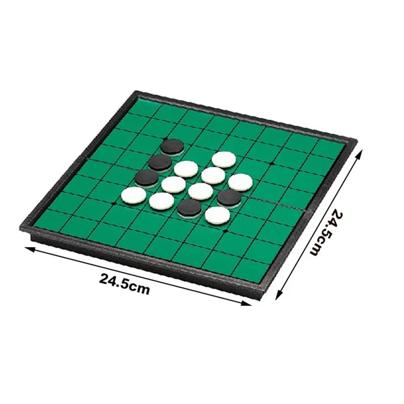 64 шт Reversi Отелло Магнитная яблока шахматы портативная складная доска родитель