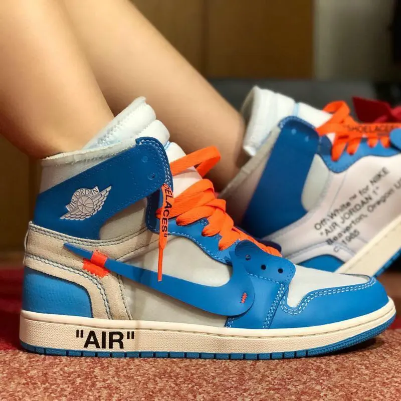 

Zapatillas de deporte ow x ar aj1 1s alta mulher sapatos de basquete ao ar livre fora 1 retro og meados aj1ow 3 cor dos homens