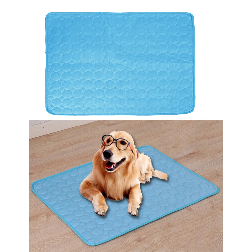 Pet Dog Mat Cooling Summer Pad For Dogs Cat Blanket Sofa Breathable Bed Washable Small Medium Large Car | Дом и сад