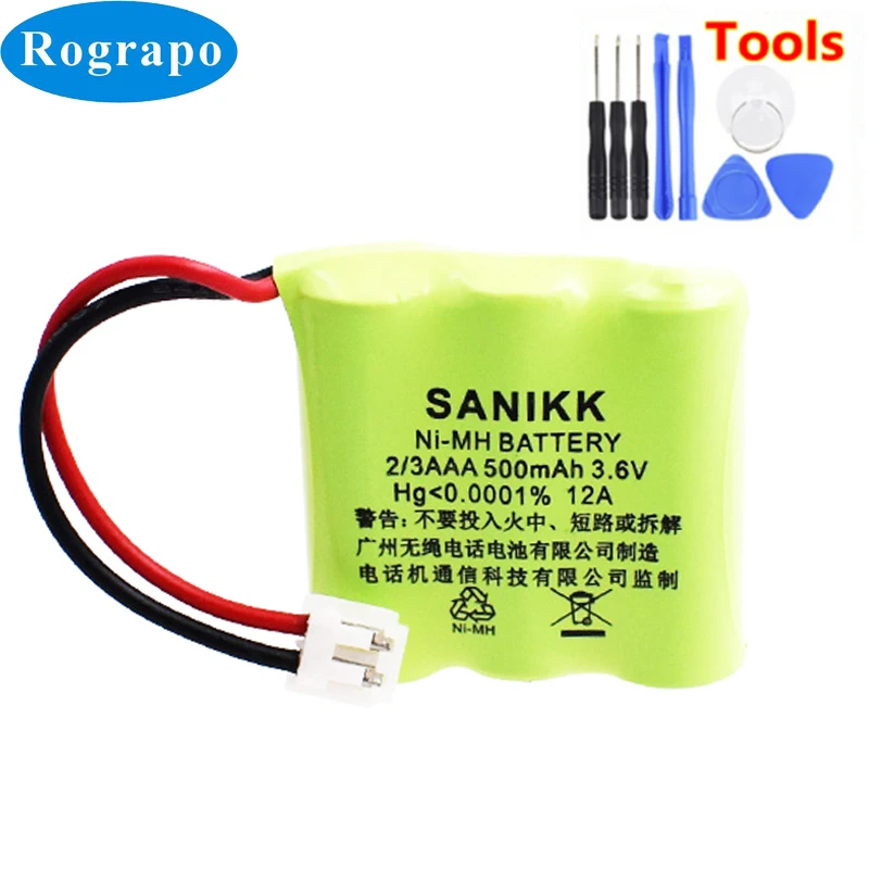 Новинка 3 6 В 500 мАч 2/3AAA полная сменная батарея для Philips TD 6816A 6816L accumulаккумулятор с 2