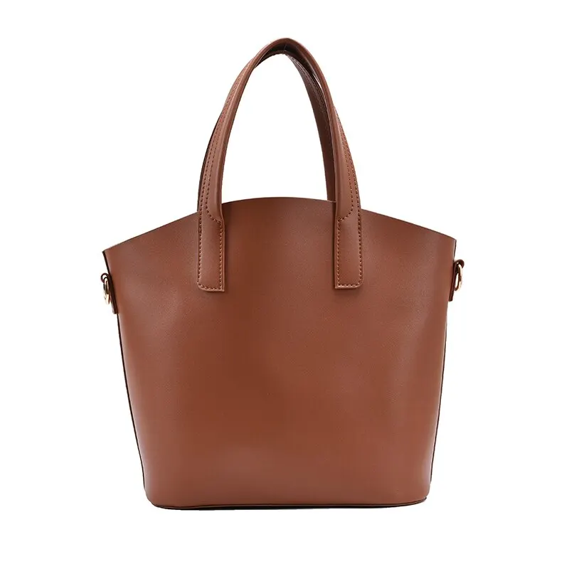 

Solid Color PU Leather Crossbody Bags for Women 2021 Classic Branded Shoulder Handbags Female Travel Totes Lux Hand Bag