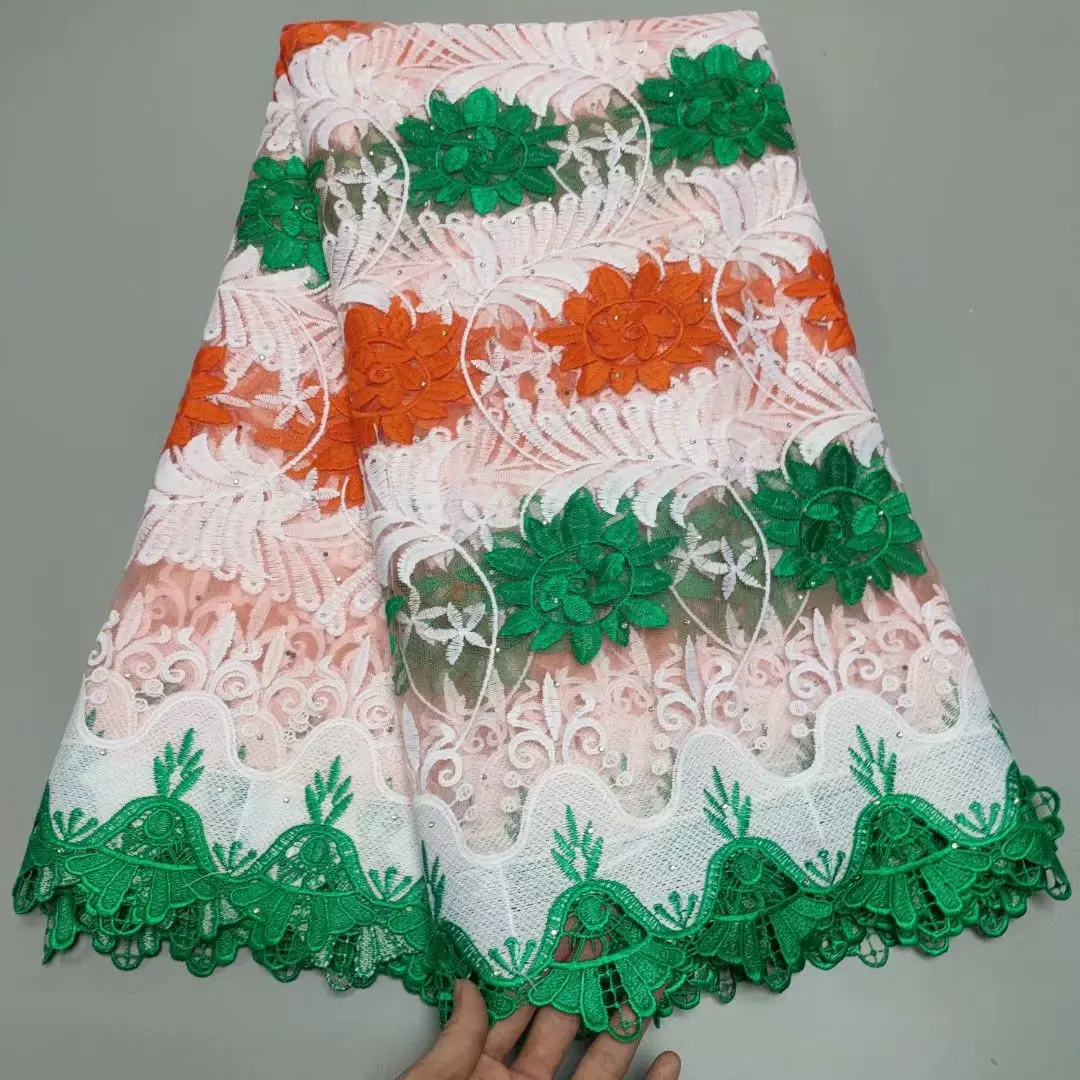 

Бесплатная доставка, африканская Тюлевая кружевная ткань TN02, вышитые французские кружева хорошего качества для женского платья!