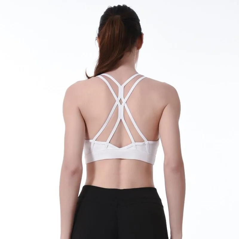 Женский спортивный бюстгальтер с эффектом пуш-ап для занятий спортом йогой