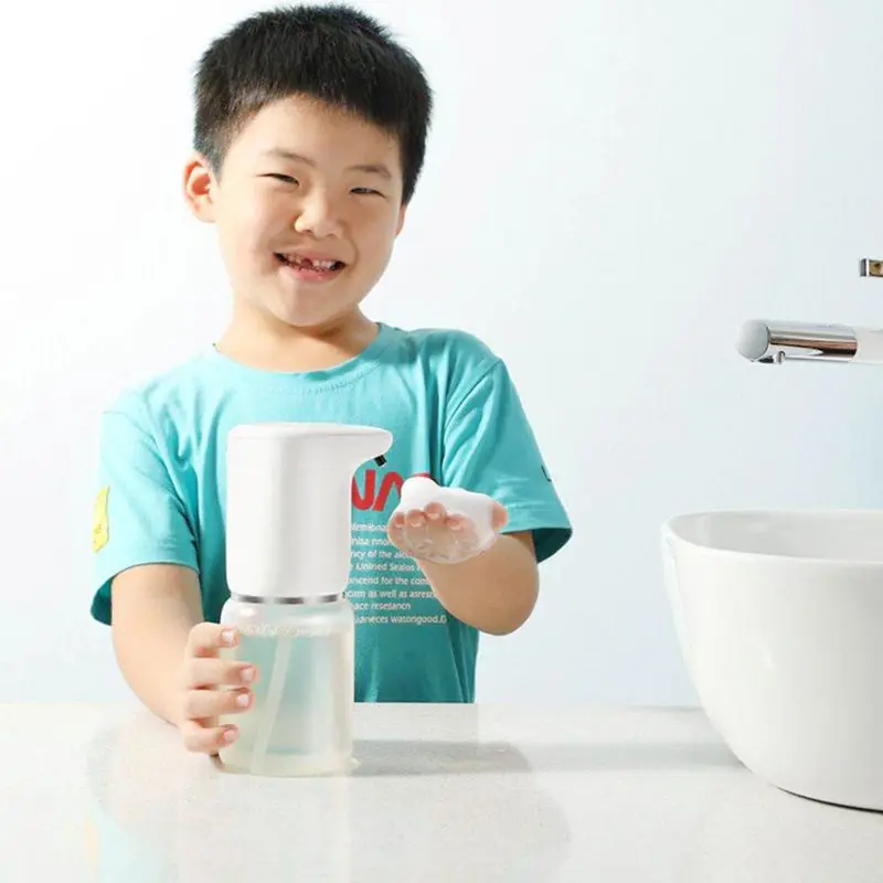 

Automatic Foam Sensing Disinfectant Hand Washing Soap Dispenser Spray Shampoo Conditioner Shower Gel Container Bathroom