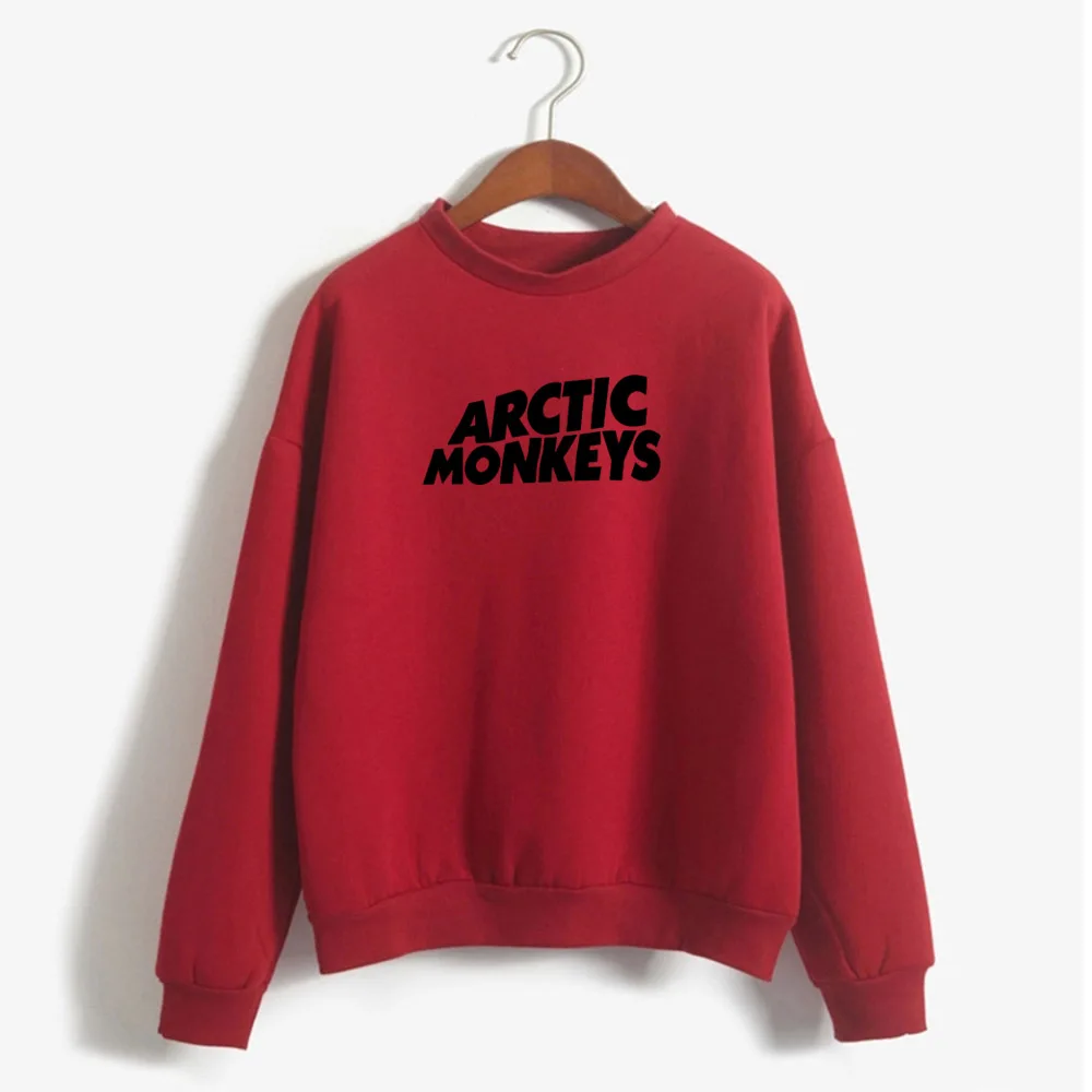 

Autumn Winter new hot sale ARCTIC MONKEYS Printed O-neck Sweatshirt Long Sleeve Pullovers female Hip Hop Skateboard Sweatshirt
