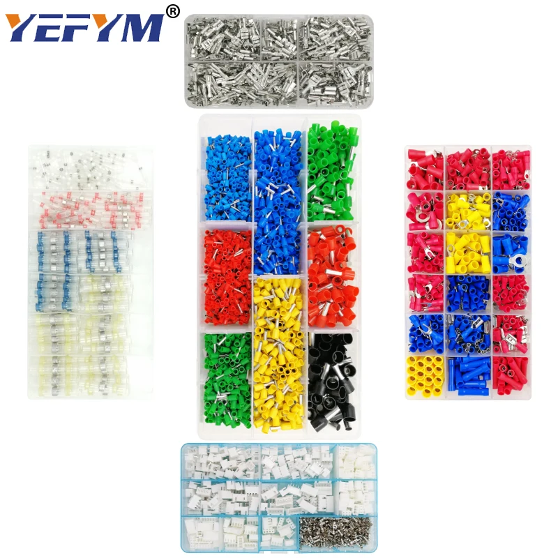 Трубчатые изолирующие обжимные клеммы YWFYM кольцевые штепсельная заглушка 2 8 4 6 3