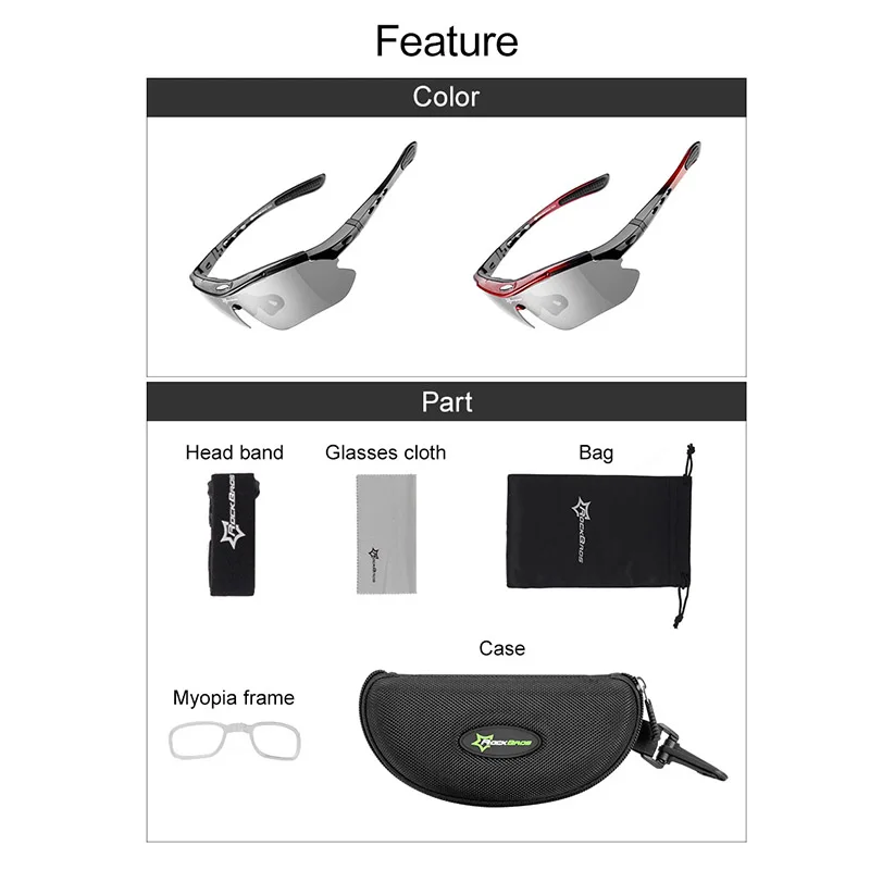 

Cycling Glasses Photochromic Bicycle Sports Sunglasses Men Women UV400 MTB Road Bike Goggles Ultralight Outdoor Eyewear