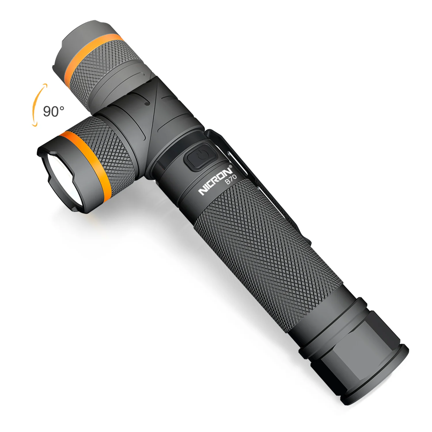 NICRON 1200LM перезаряжаемый светодиодный светильник вспышка без рук магнит 90