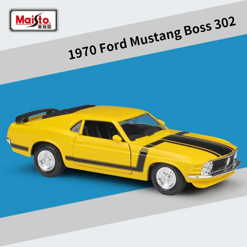 

Модель автомобиля Maisto 1:24 1970 Ford Mustang Boss 302