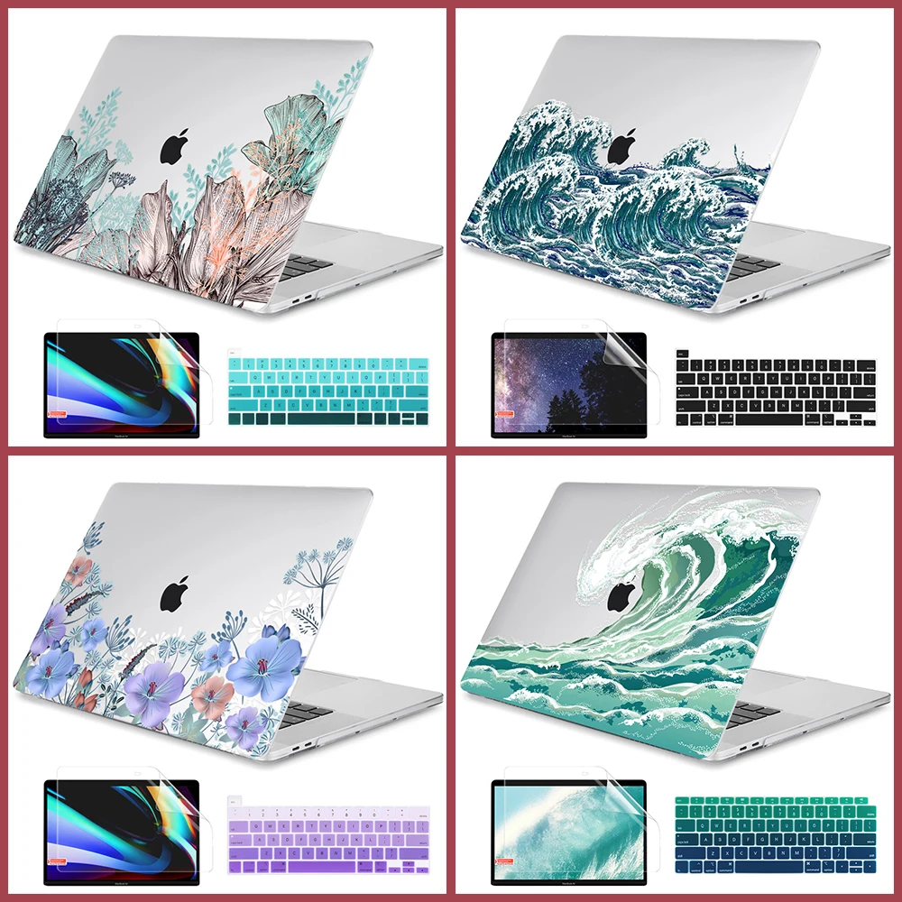 

FOR Case For Macbook Air 11 12 Pro Retina 13 15 Laptop Cover Mac book 13.3 15"16 Touch bar 2020 A2338 A2289 New air A2337 A2179