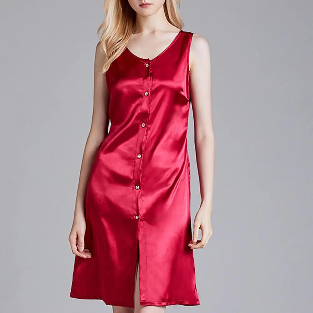 Сексуальная Ночная одежда для женщин платье модное атласное нижнее белье Babydoll