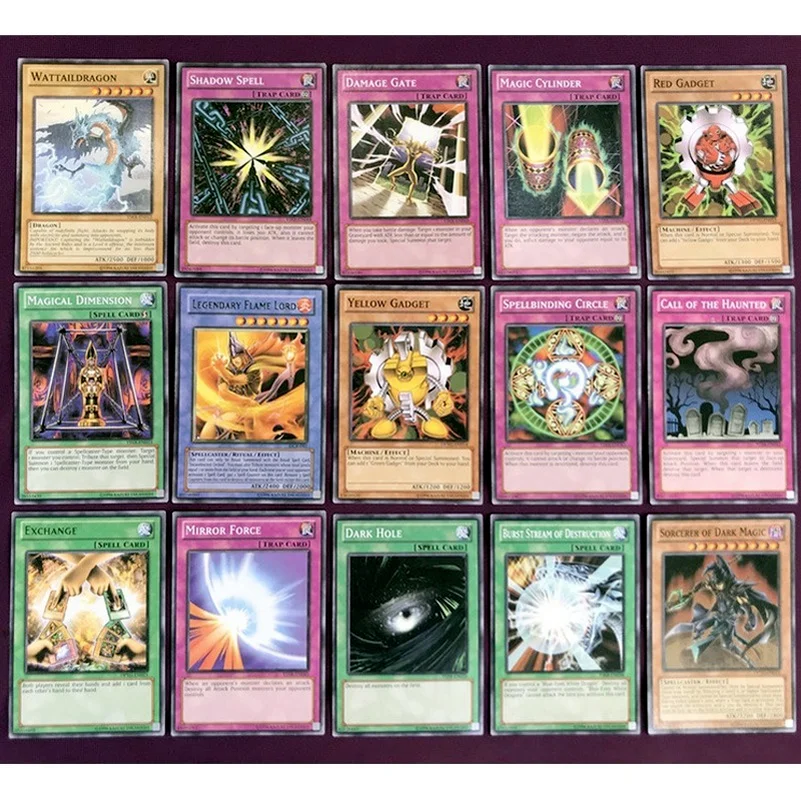 Yu Gi Oh Cards 66 шт./компл. YuGiOh настольная игра на английском языке карточка для карт OCG