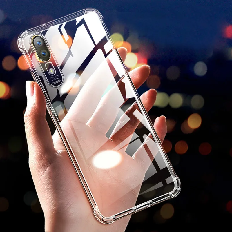 

GODGIFT for Vivo V17 Pro Neo S1 Pro IQOO Neo Phone Case Transparent Silicone Airbag Case Shockproof TPU Cover