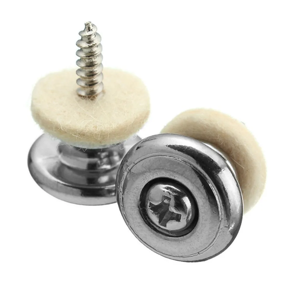 

2 Pcs/Pair Guitar Strap Buttons with Mushroom Head Guitar Parts Accessories for Electric Acoustic Guitar Bass Belt Buckle