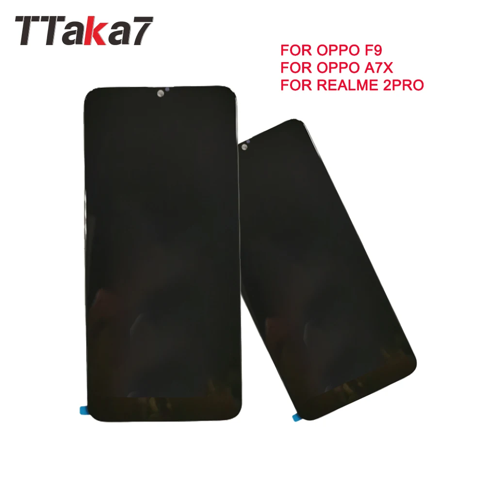 Для OPPO F9/OPPO A7X/Realme 2Pro Полный ЖК-дисплей кодирующий преобразователь сенсорного