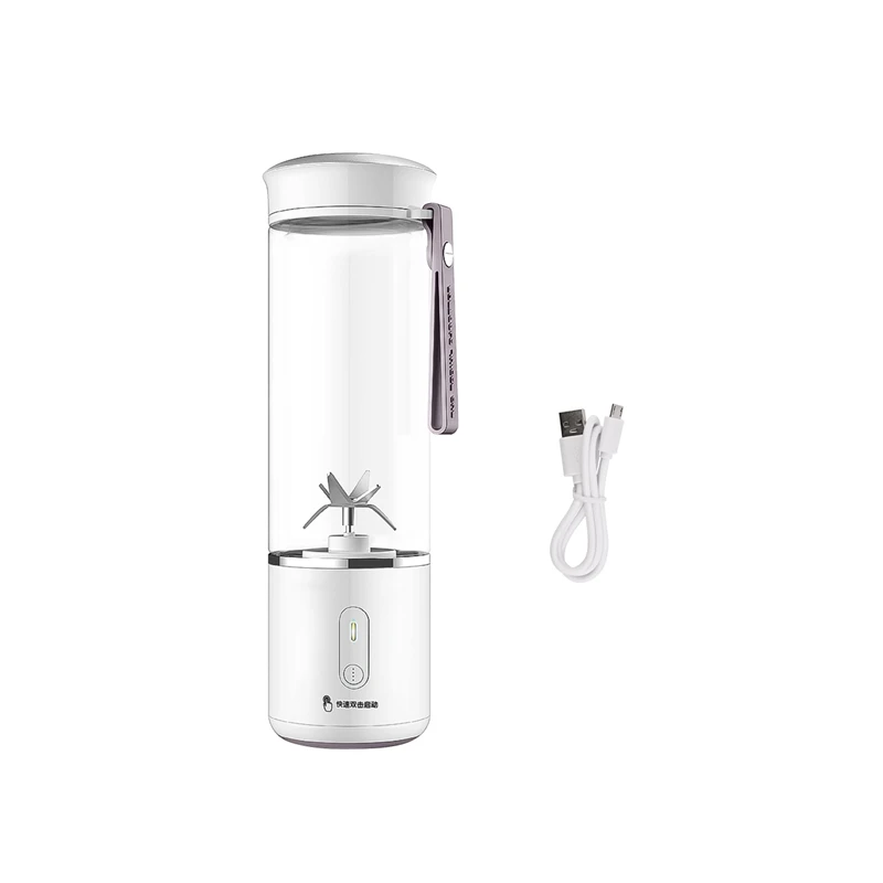 

500ML Electric Blender Food Processor Stainless Steel Blades Mixer Juicer Blender USB Rechargeable Juice Maker Machine Blender