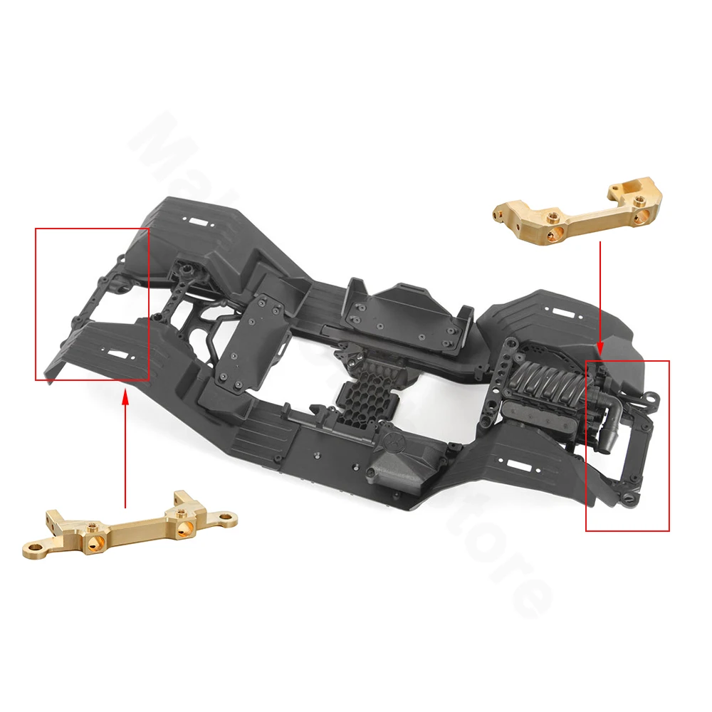Латунное крепление на корпус бампера передний сервопривод задний крепления со