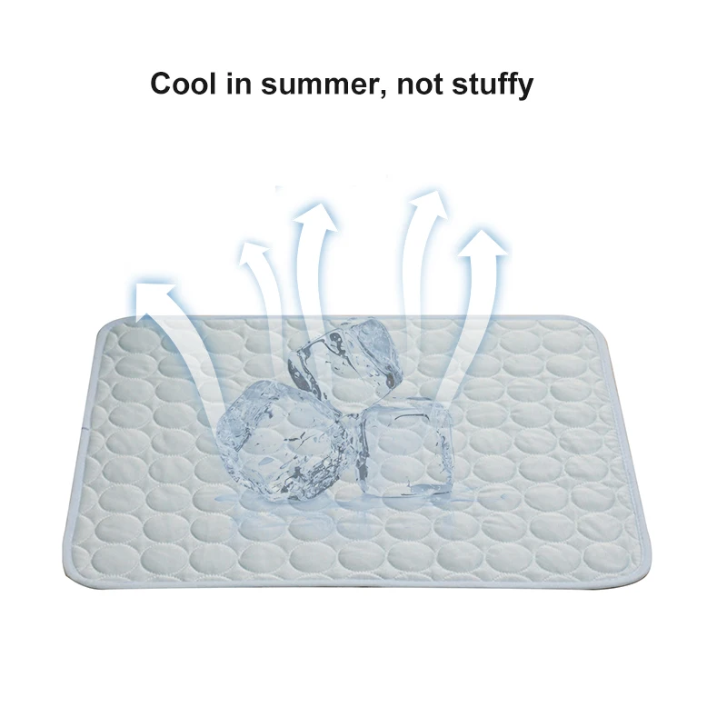 

Dog Cooling Mat Ice Pad Pet S-XL Size Ice Silk Cool Pet Summer Cat Cooling Blanket Cushion Indoor Seat Puppy Pet Mat Cozy Pouch