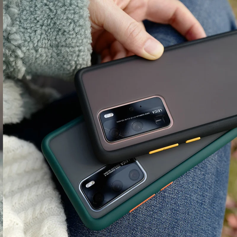 For Xiaomi Poco X3 Pro F3 Case Simple Frame Matte Armor Phone Case on Pocophone Pocco Poko Poxo Poko X3 NFC M3 Pro Clear Cover