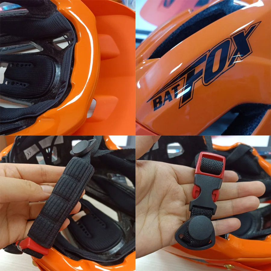 BATFOX велосипедный шлем MTB дорожный Женский Мужской интегрально литый сверхлегкий