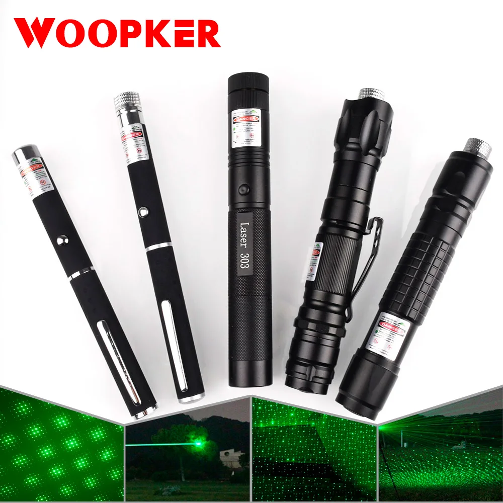Зеленая лазерная указка серии 5 мВт 532 нм ручка 303 мощное устройство лазерный