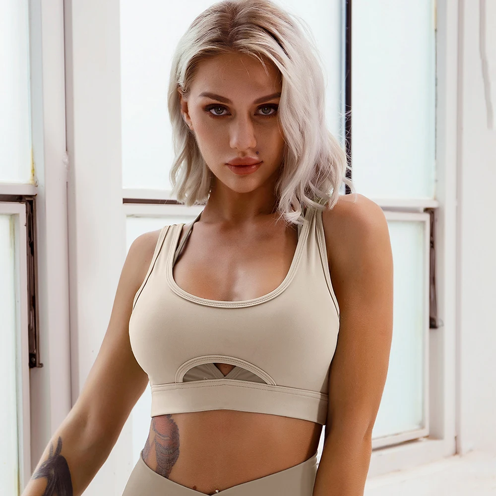 Seamless High Impact Sports Bra Women Fitness Bras for Women Running Clothes Gym Top Push Up Sports Bra Women Underwear Tank Top