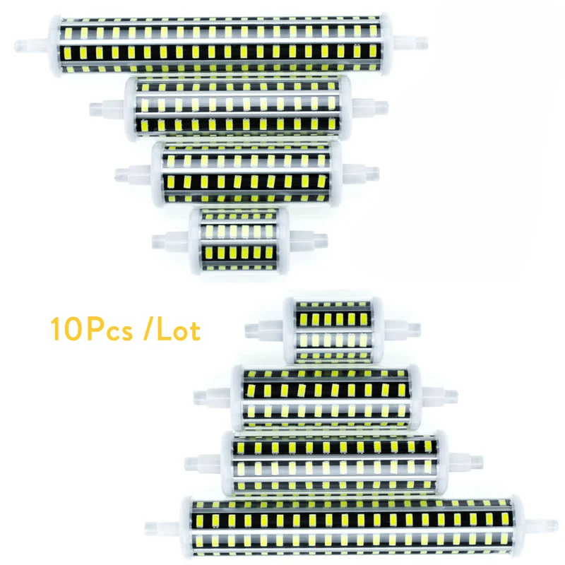 10X R7S ампулы Светодиодный прожектор светильник с регулируемой яркостью J78 J118 J189
