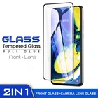Защитное стекло 2 в 1 для Samsung Galaxy A51, A91, A71, A01, полноразмерная Передняя пленка, Защитное стекло для объектива камеры A20, A30, A50, A70 S