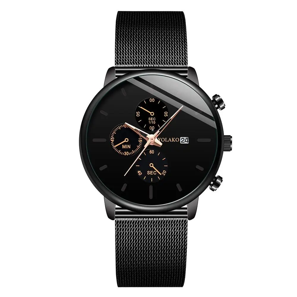 Часы Reloj Hombre 2020 Мужские кварцевые роскошные модные деловые в минималистичном