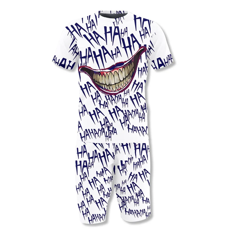 Футболка и шорты мужские с коротким рукавом пляжный комплект в стиле хип-хоп