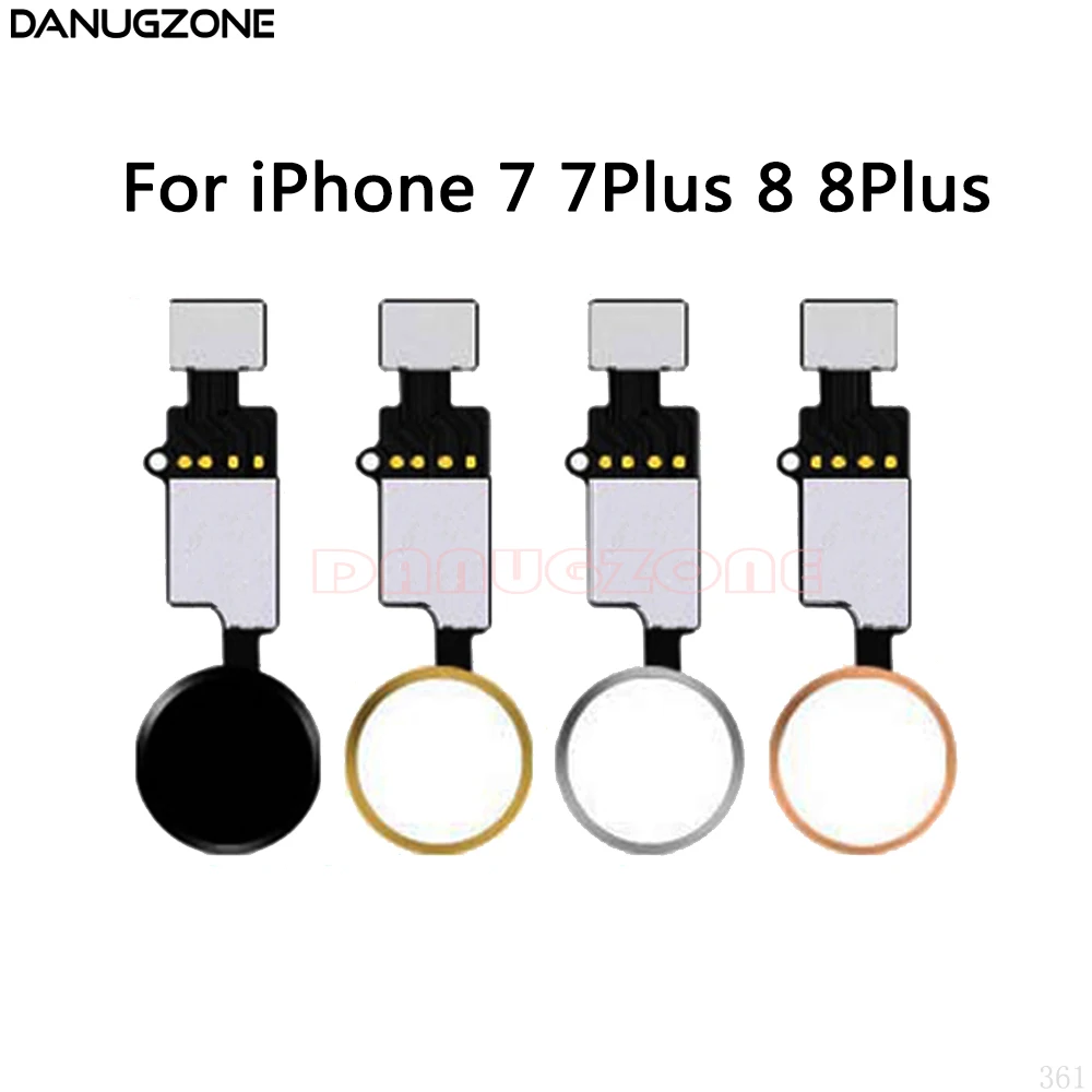 Домашняя кнопка возврата клавиатуры меню гибкий кабель для iPhone 7 8 Plus 7Plus с