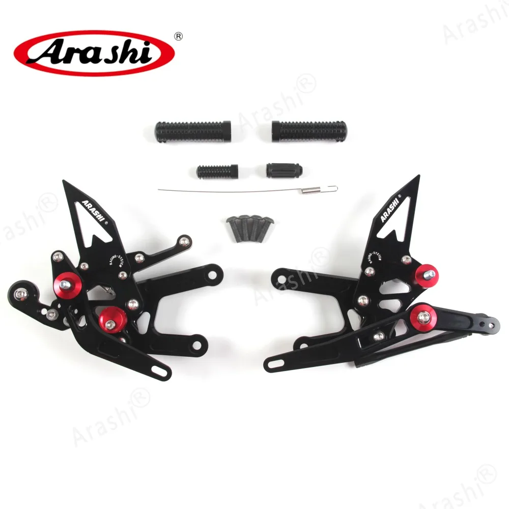 Arashi YZF R6 CNC регулируемая подножка для YAMAHA R6 17 18 Rider Rearset подножки аксессуары для мотоциклов