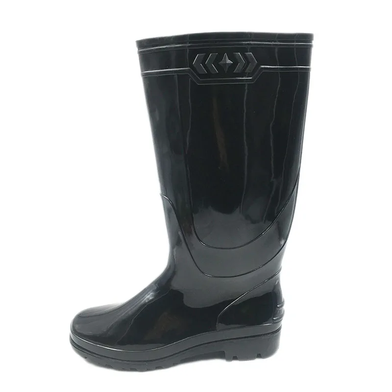 Сапоги Aleafalling мужские резиновые до середины икры водонепроницаемые ПВХ плоская