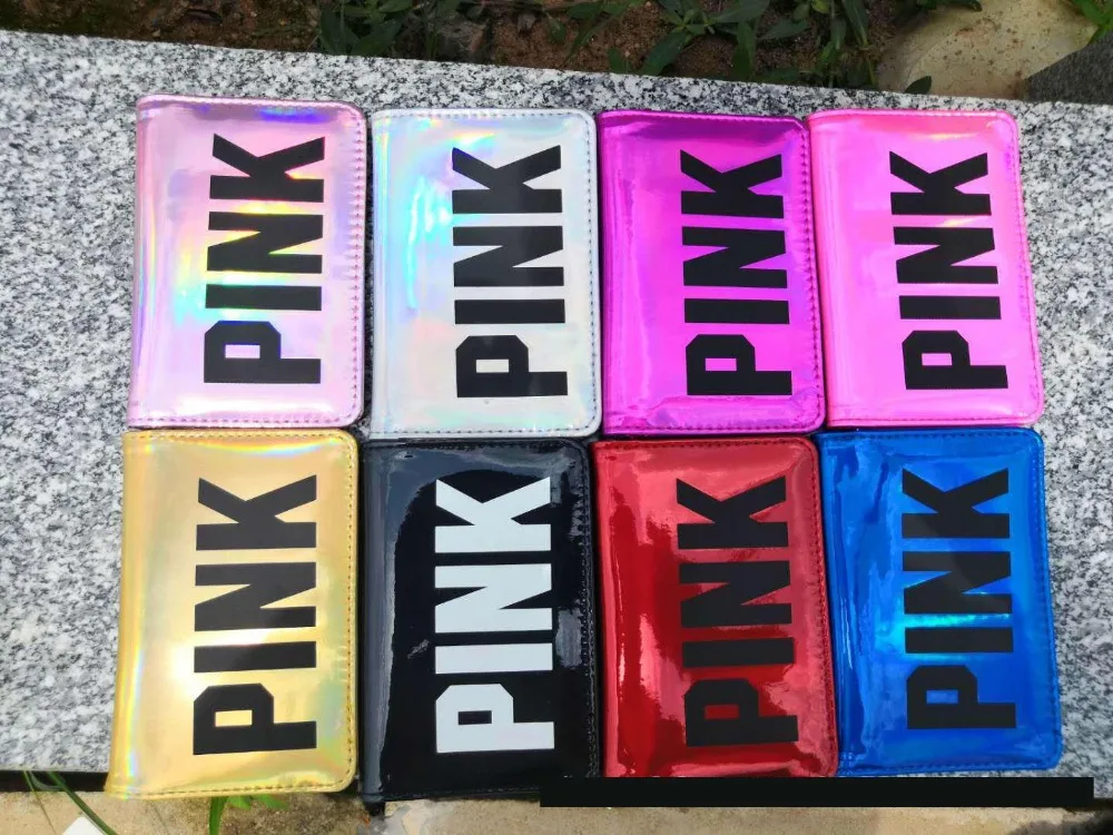 New card protection pink Wallet Bank purse Holder Id Bank Card Case Protection Credit Card Holder rfid wallet