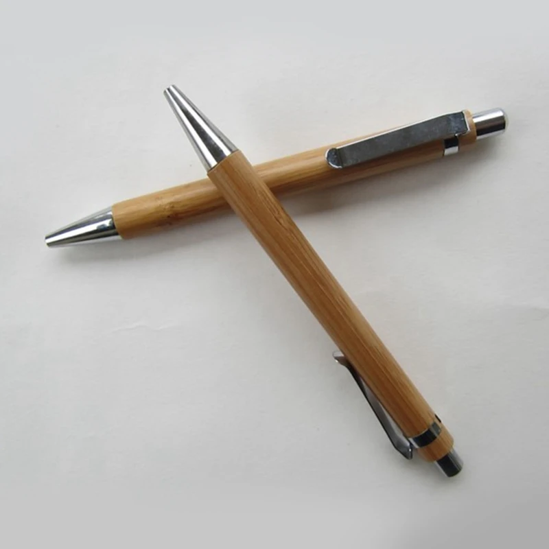 Наборы шариковых ручек из бамбукового дерева (50 шт) |