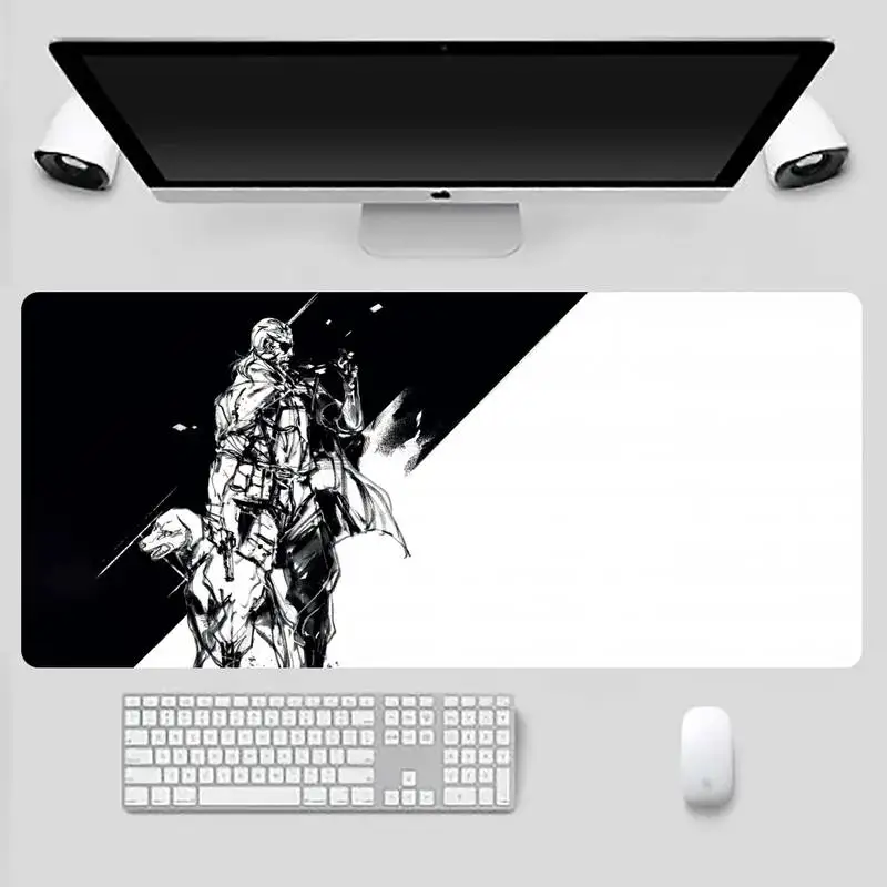 

Metal gear solid Keyboards Mat Rubber mousepad Desk Mat Game Office Work Mouse Mat pad X XL Non-slip Laptop Cushion mouse pad